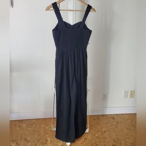 Old Navy Fit & Flare Linen-Blend Jumpsuit